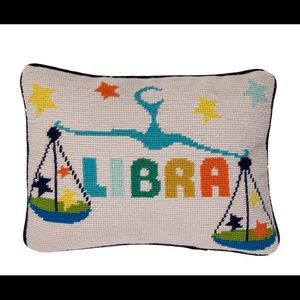 JONATHAN ADLER Libra Zodiac Small Throw Pillow